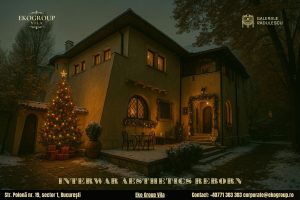 Poveste de Crăciun din anii ’30: Eleganța și nostalgia unei sărbători la fosta Casă Tătărăscu, azi Eko Group Vila